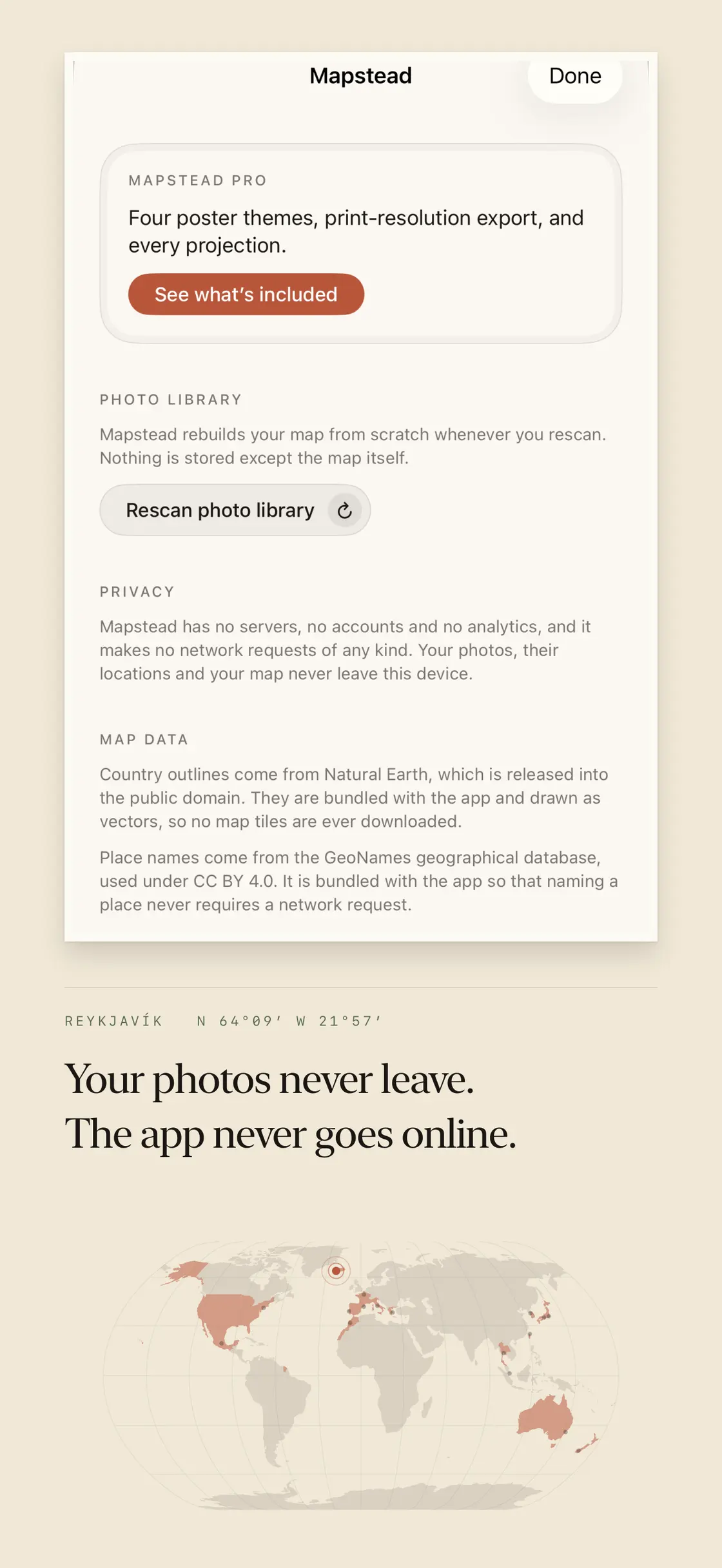 Mapstead: Photo Travel Map screenshot 5 of 5