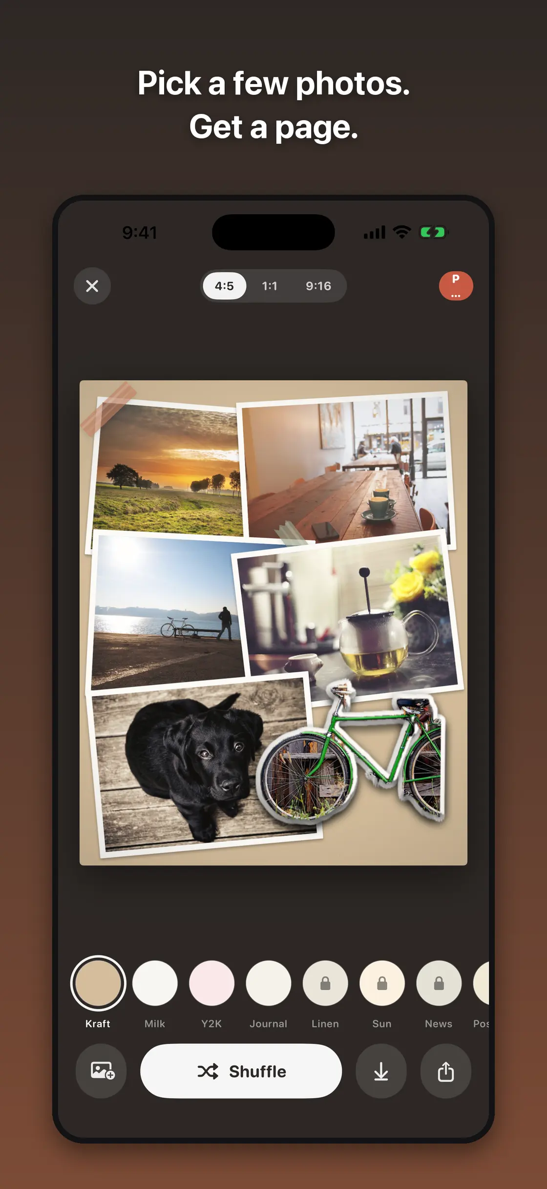 Paperie — Photo Dump Collage screenshot 1 of 5