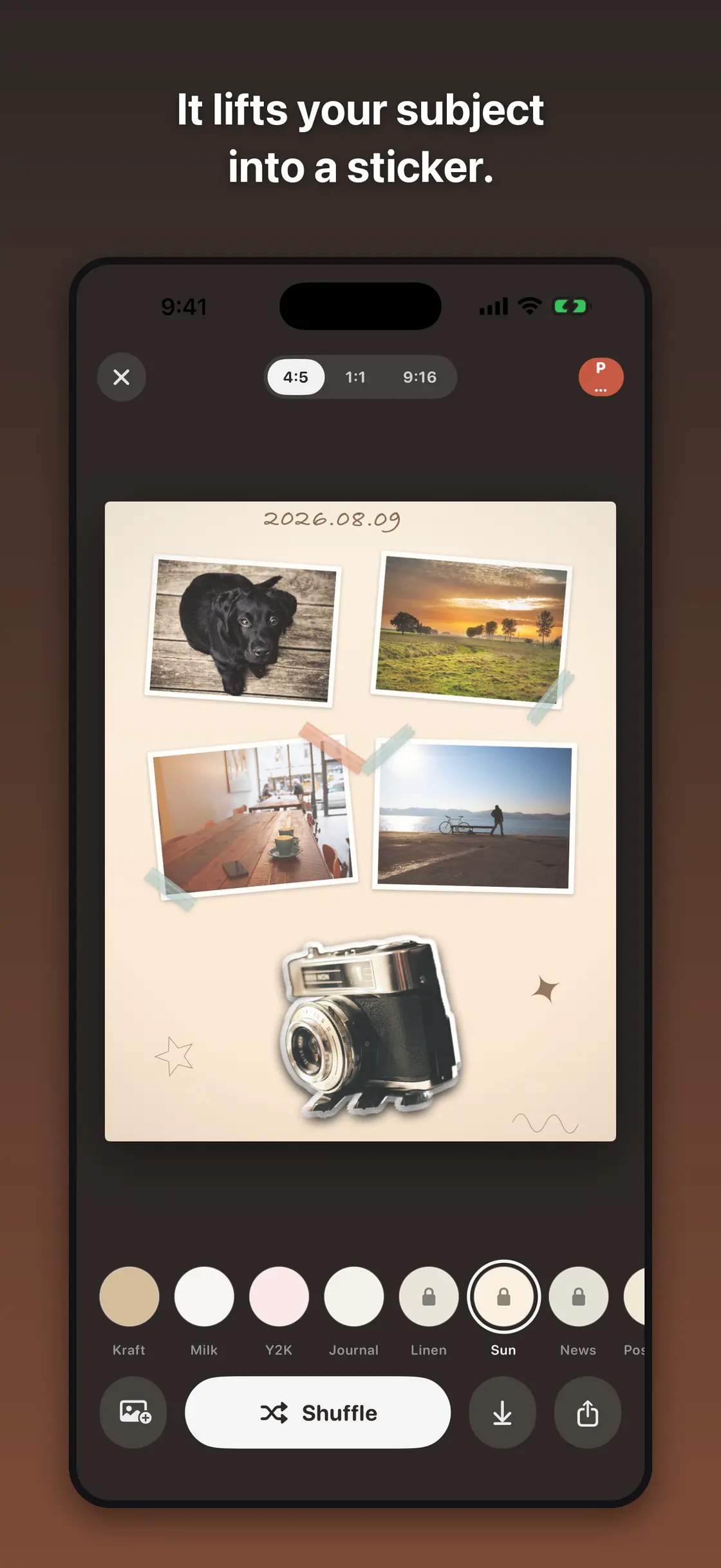 Paperie — Photo Dump Collage screenshot 3 of 5