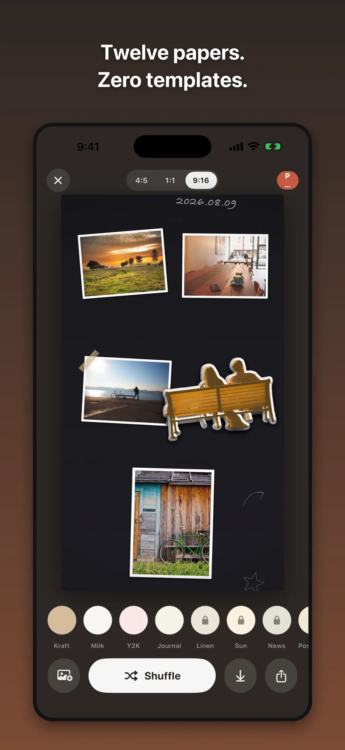Paperie — Photo Dump Collage screenshot 4 of 5