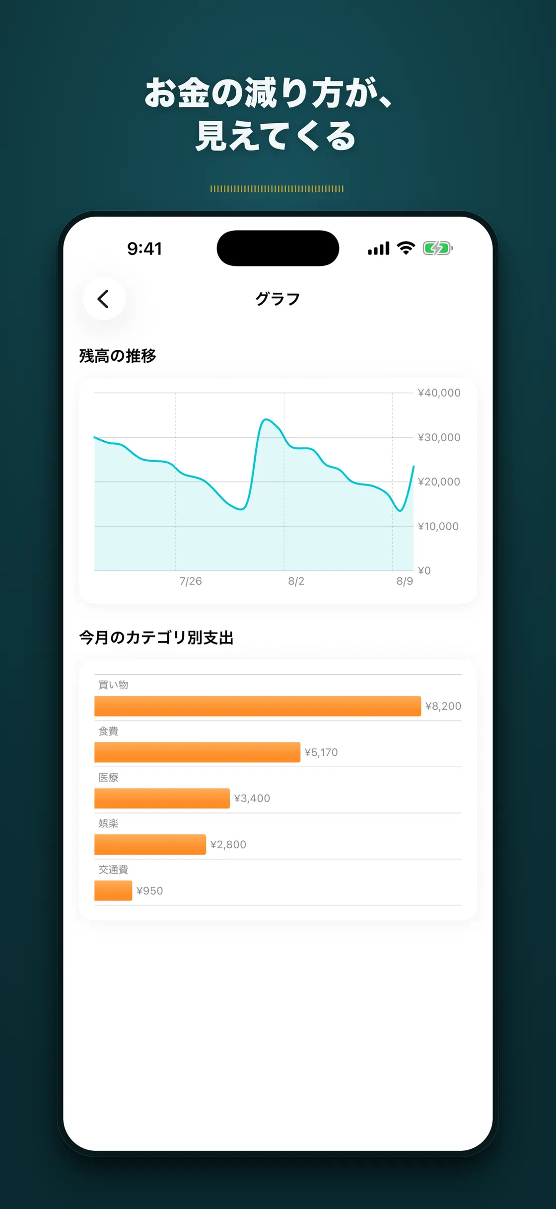 さいふ残高メモ screenshot 5 of 5